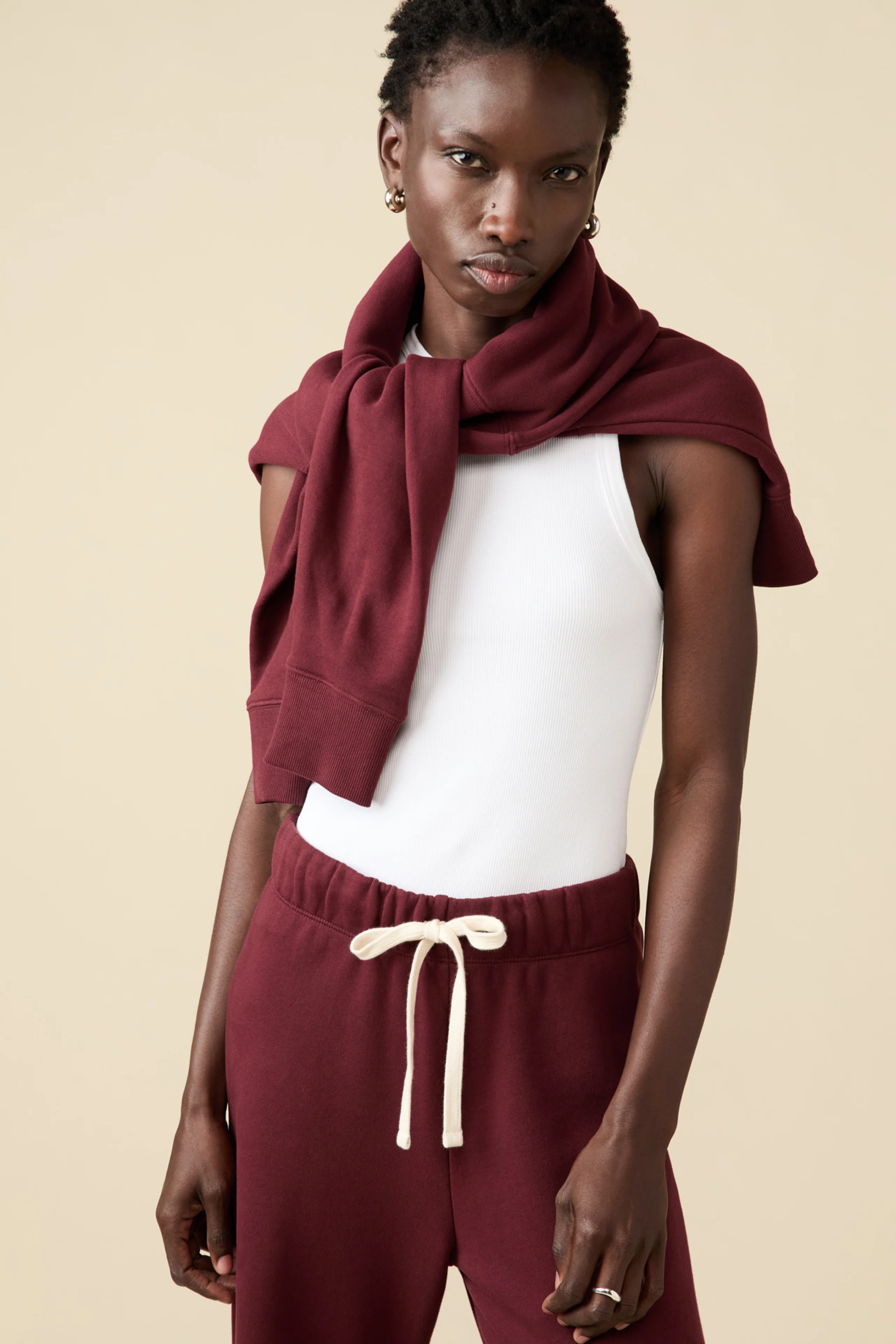 The Everyday Sweatshirt in Wine - Image 6