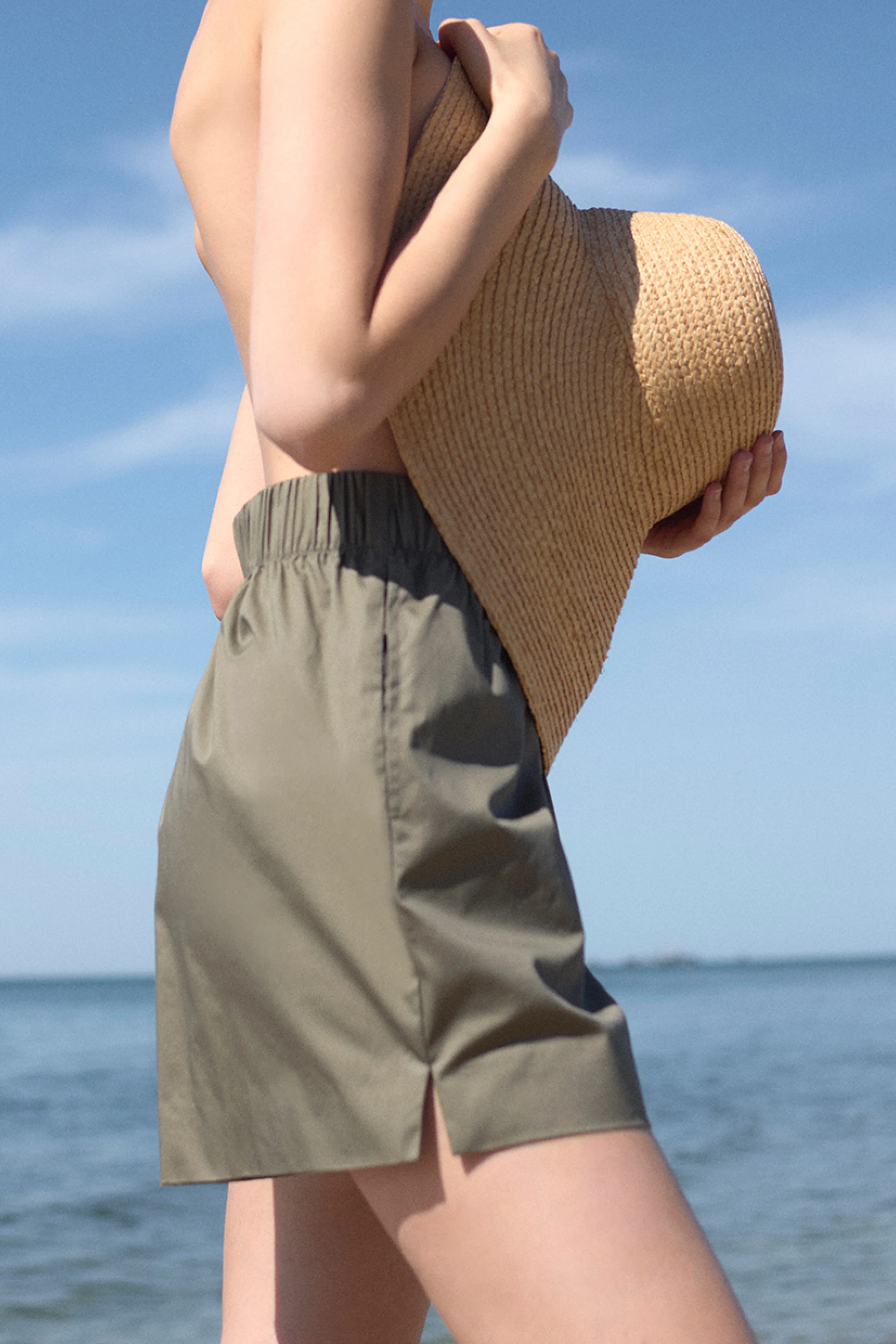 The Everything Short in Olive