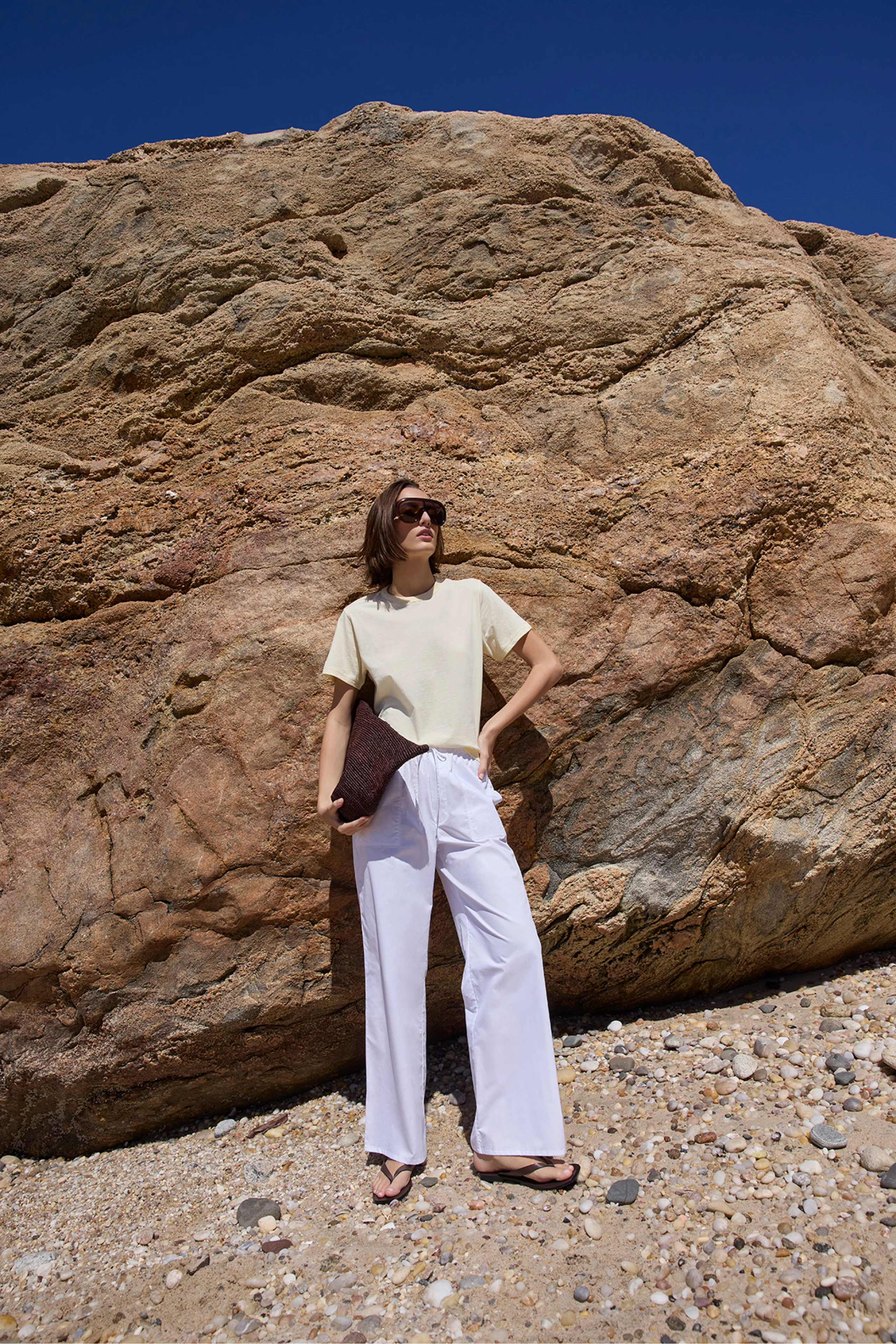 The Iconically Soft Perfect Tee in Butter - Image 2