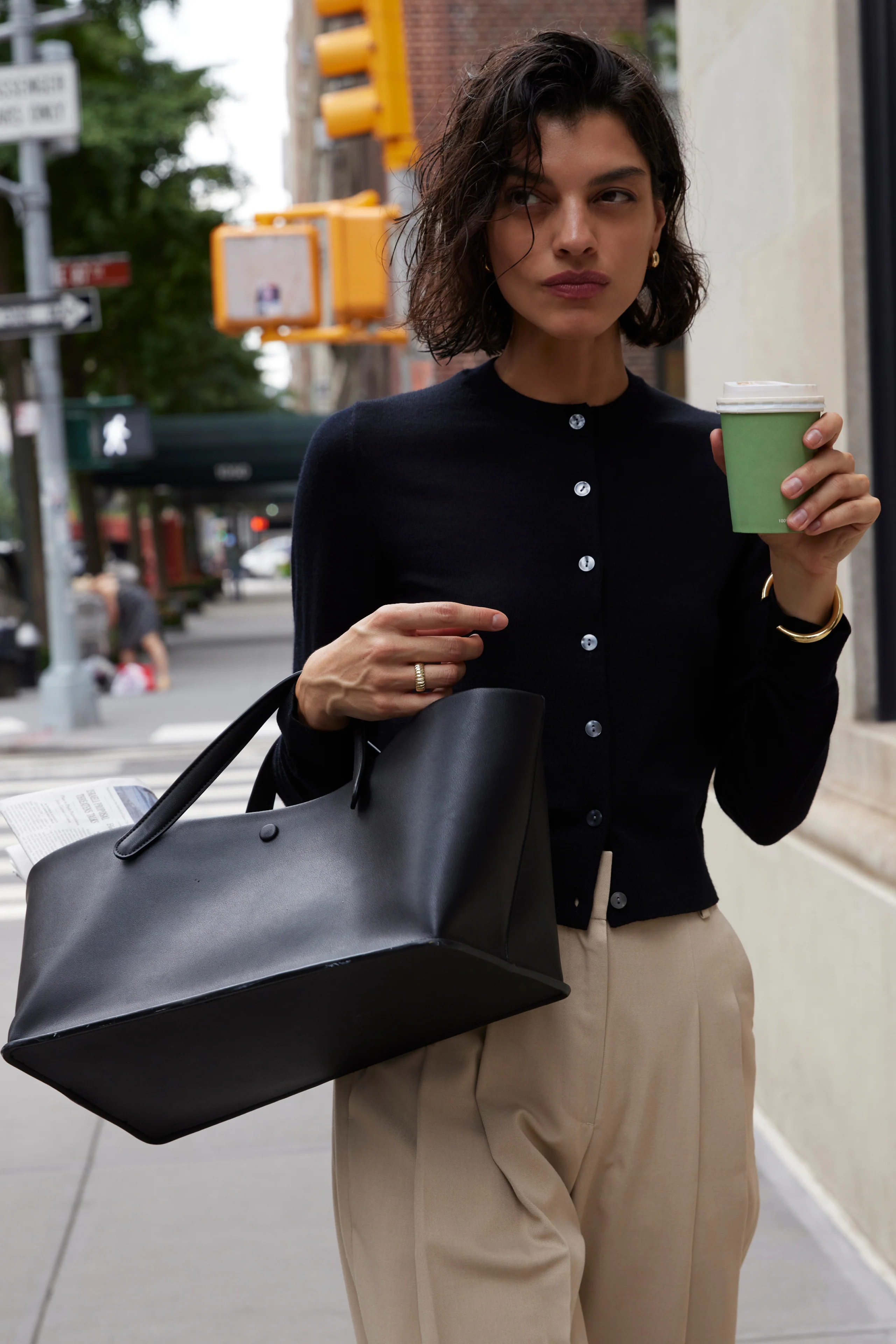 The Refined Cardi in Black