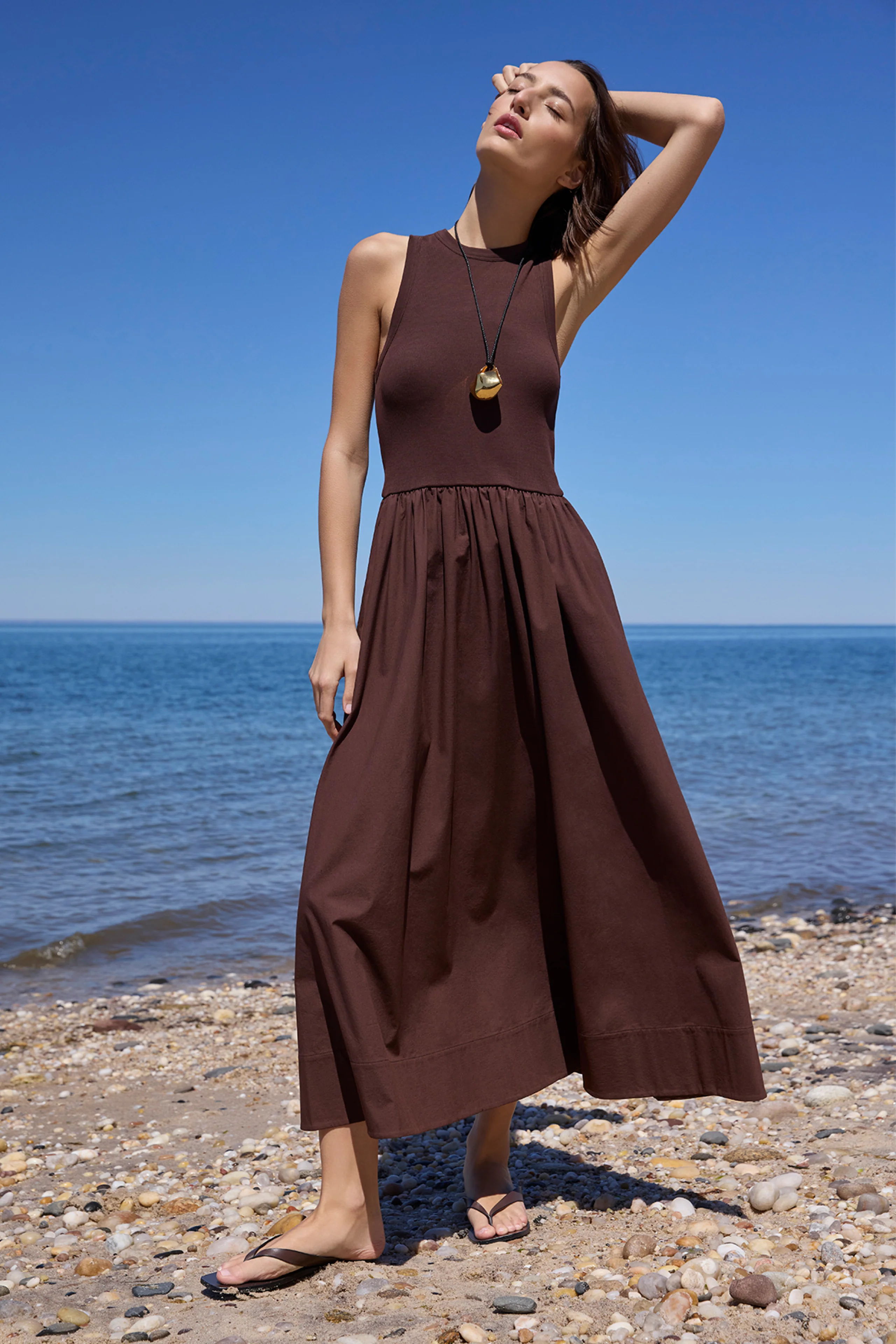 The RSVP Dress in Chocolate - Image 5