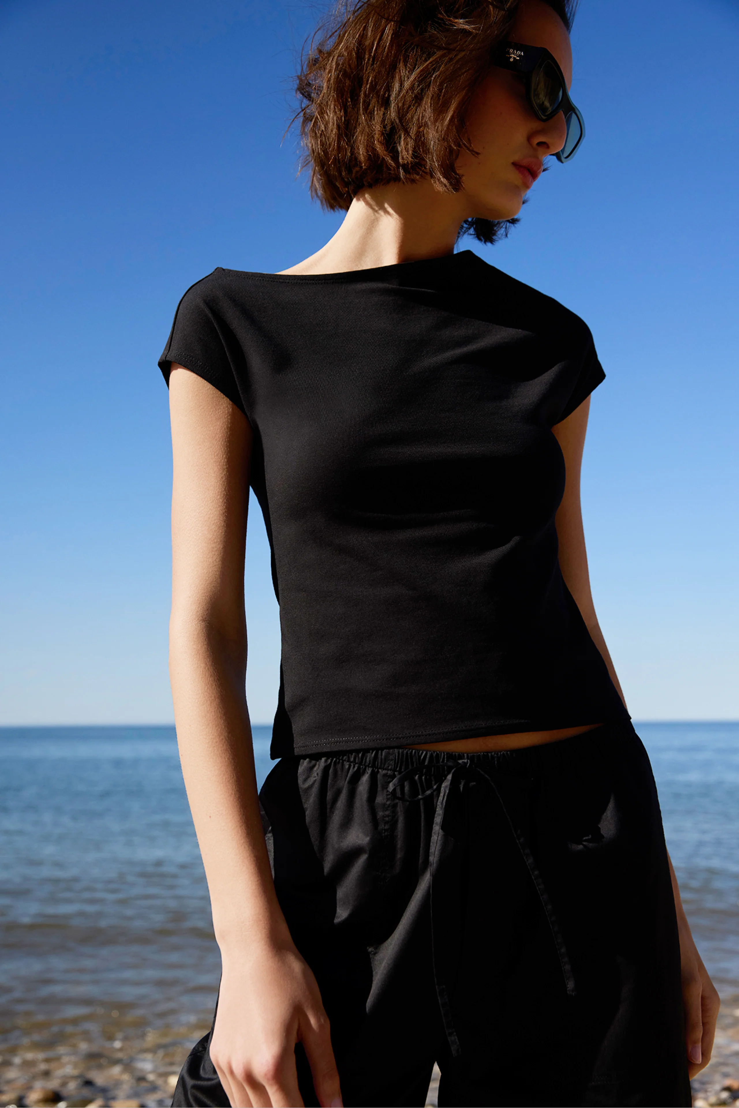The Studio Tee in Black - Image 2